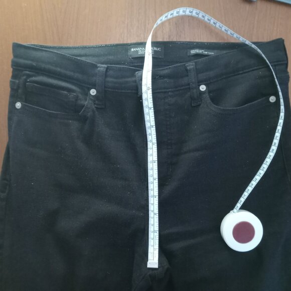 Banana Republic Black Flare Jeans size 30-32 - Picture 3 of 5